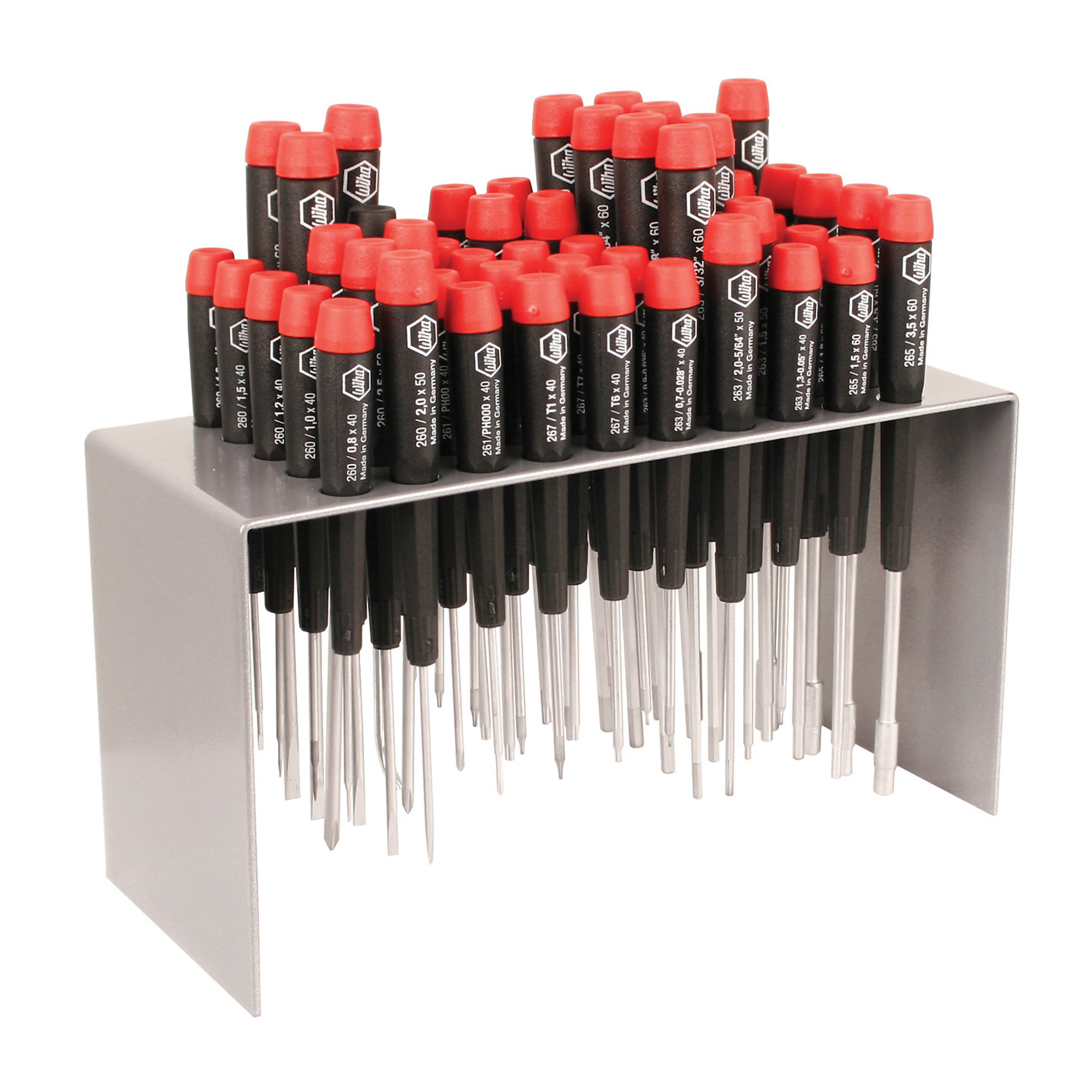 Wiha Tools 50 Piece Master Technician's Classic Precision Screwdriver Bench Top Set, Model #92190